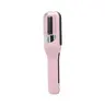 Battery-Powered Cordless Split End Trimmer - Compact Rechargeable Hair Trimmers & Clippers for All Hair Types, Natural Easier Faster and Safer Snip Tool, Light Pink & Black, US Plug