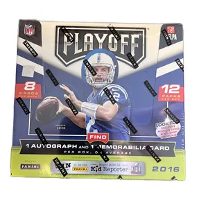 2016 Panini Playoff Football Hobby Box NFL Trading Cards - 1 Autograph AND 1 Memorabilia Card Per Box - 8 Cards Per Pack 12 Packs Per Box