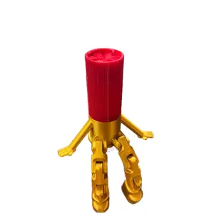 3d Printed Shot Shell Buddy with articulated legs and hidden container