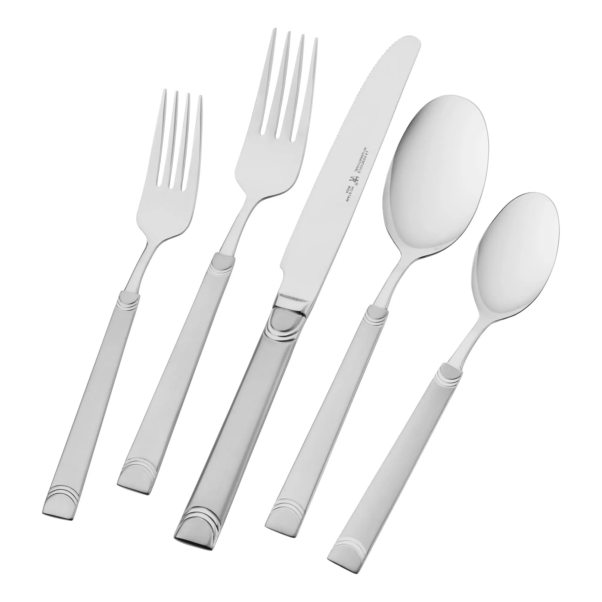 Henckels Joy 45-Piece 18/10 Stainless Steel Flatware Set