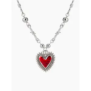 Cider THORN HEART CHAIN NECKLACE