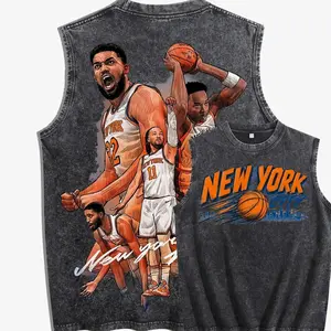 Jalen Brunson Cover T Shirt Vintage Basketball Graphic Tee Freeze Frame Clutch Shot Design Star Fan Gift High Quality Cotton Streetwear Tee Unisex Oversized Game Day Outfit Knicks Basketball Fan Apparel Trendy Sports Merch Collector Shirt