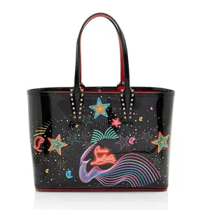 Pre-owned christian louboutin Leather Tote Bags Patent Starlight Cabata Small Tote