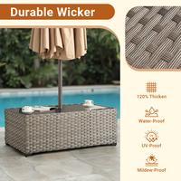 47" Rectangular Umbrella Hold Table BBR