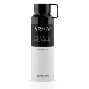Odyssey Homme White Edition Deodorant Spray 200ml (6.8 oz) by Armaf