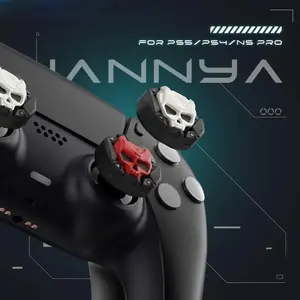 Skull Design Silicone Thumb Stick Grip Cap, Joystick Cover, Game Controller Protector for PS5 & PS5 Slim PS4 PS3 Xbox One/360 Slim Series X/S Switch Pro