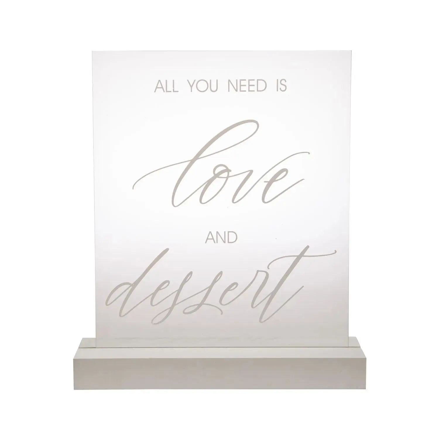 Love & Dessert Table Sign