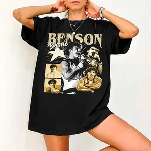 Benson Boone Vintage Shirt – Concert Tour Graphic Tee, Youth Fan Merch, Album Inspired Unisex T-Shirt