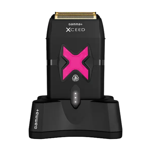 Gamma+ XCEED GP803B Double Foil Shaver – IN2 Vector Motor, Gold Titanium Foils
