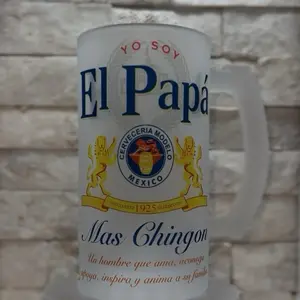 EL PAPÁ MÁS CHINGÓN 16 oz  Reusable Washable Beer Mugs and More - Perfect Beverage- Drinkware, Tumbler
