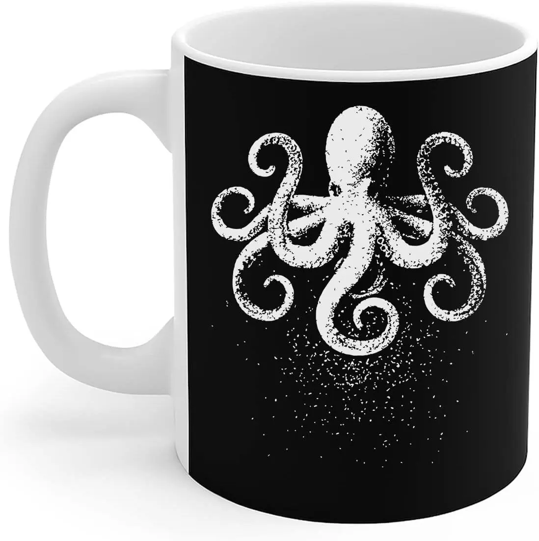 Octopus Lover Mug Vintage Octopus Marine Biologist Ocean Life Gift Coffee Mug 11oz