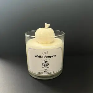 White Pumpkin Scented Candle