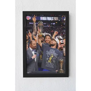 Knicks 2026 Finals Championship Poster, Basketball Print, Sports Room Decor, Jalen Brunson Celebration Wall Art, NBA Fan