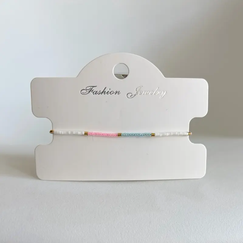 LGBT Pride Bracelet Handmade Miyuki Seed Bead Minimalist Stackable Delicate Adjustable 6-8"