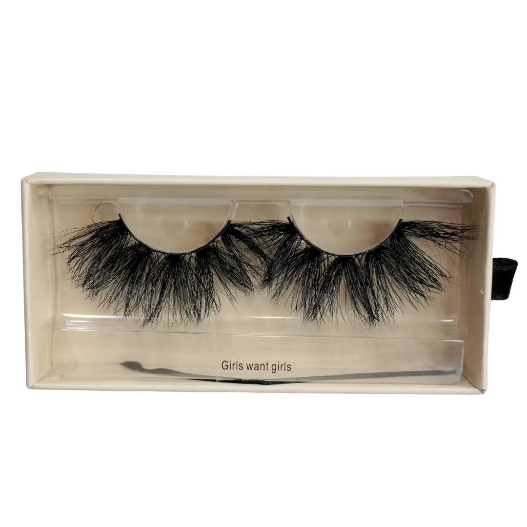 Luxury False Eyelashes, "Girls Want Girls" Style, Faux Mink C-Curl Lash Extensions, Professional Makeup Accessory, Us, Long Lashes, Beauty & Personal Care, Eyelashes Extensions, Cosmetic, Stylish Accessories, Single Pair
