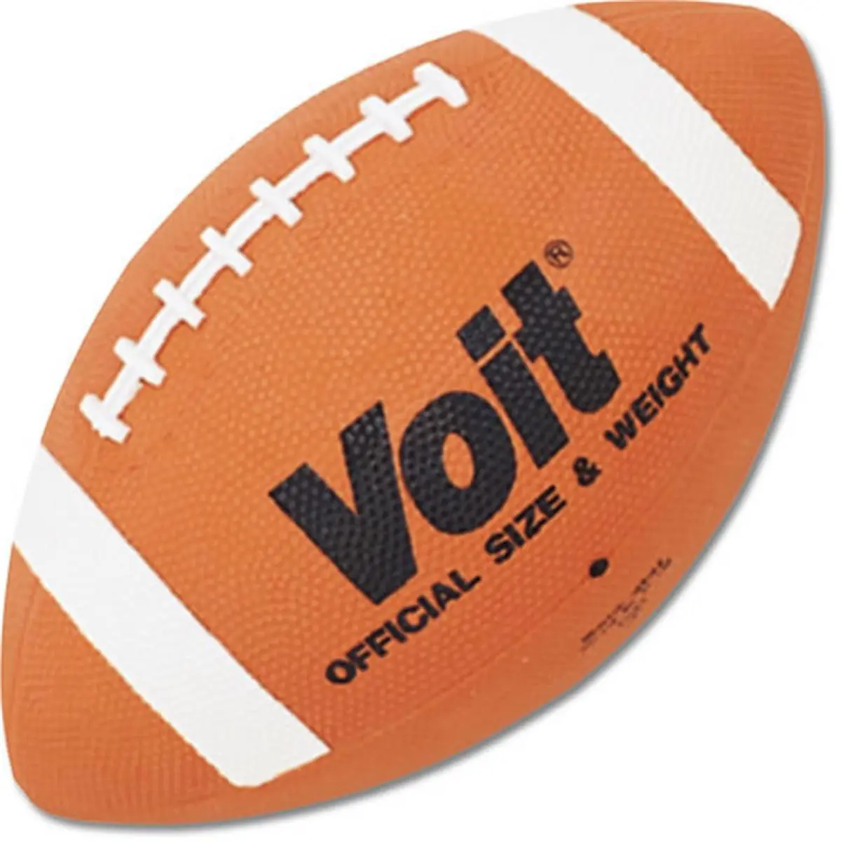 212 MAIN Voit CF9 Senior Rubber American Football - Official Size, Waterproof, Pebble Grain Exterior, Play on Any Surface