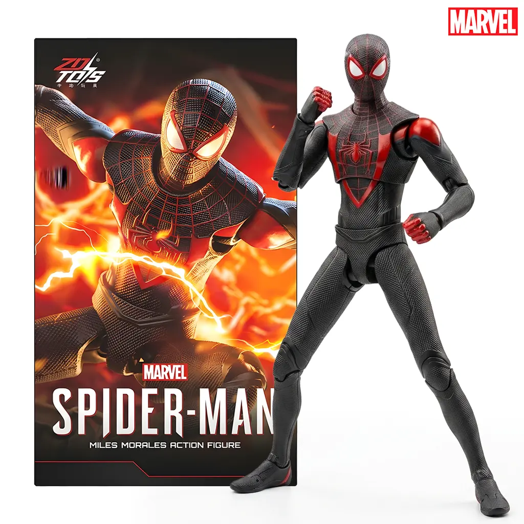 Marvel Spider-Man: 7“ Highly Articulated Action Figure | Collectible Toy With Swapable Eyes, Extra Hands, Web Accessories & Display Base