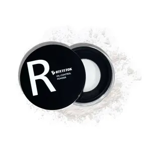 Rtetetok Oil Control Setting Powder - Rice Powder & Vitamin E, 24-Hour Matte Effect, Sweat-Proof, Waterproof, Poreless Cosmetic Setting Powder Makeup