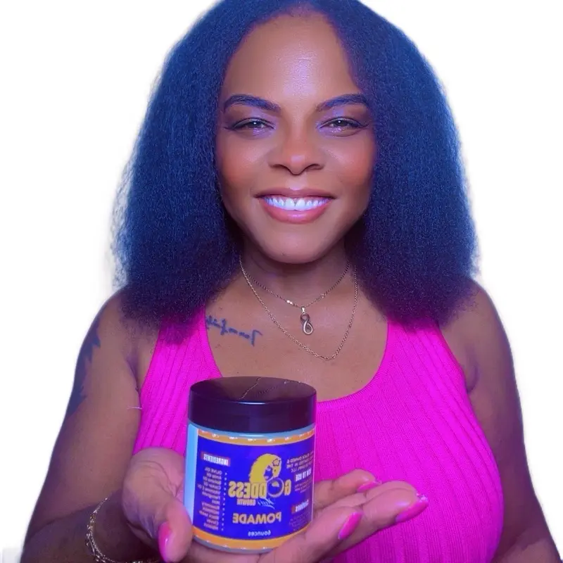 Goddess Vegan Pomade - 6 oz, Gentle for Fine Locks, Natural Ingredients, Rosemary & Oil Infused, Paraben-Free, No Artificial Fragrances or Colors Haircare Styling Product