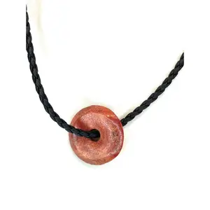 Jasper Donut Pendant