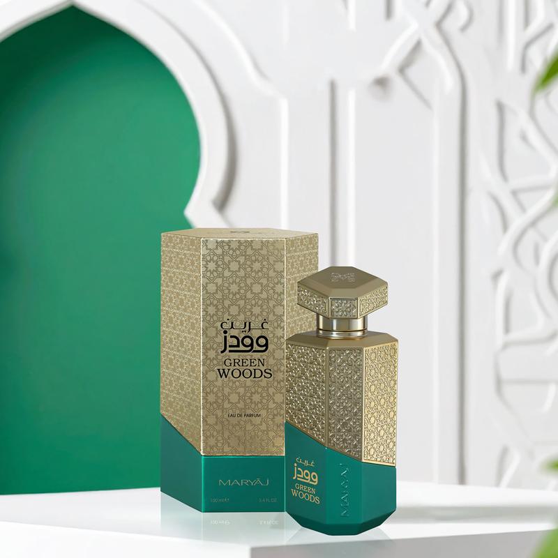 Maryaj Green Wood - Long Lasting Perfume for Men and Women - Cologne for Men and Women - Spicy, Floral, Amber Fragrances - Eau de Parfum - 3.4 oz