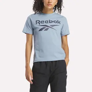 Reebok Women's Big Logo Crewneck Short Sleeve Tee