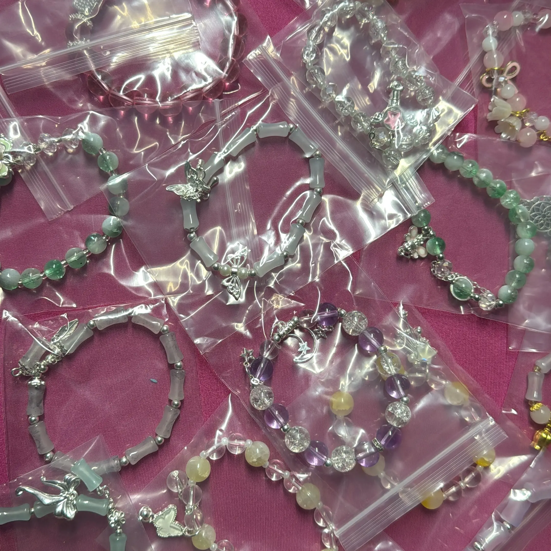 Beaded bracelets  x10