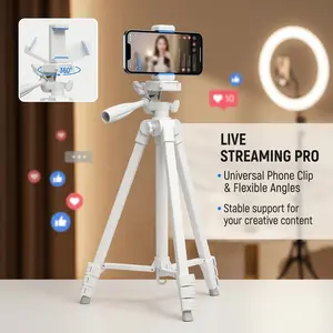 63 Inch Photography Tripod, Stable & Portable Design, Ideal for Outdoor Shooting, Durable Construction, Perfect for Professional Use
