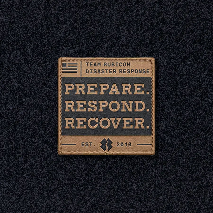Prepare Respond Recover Woven Patch