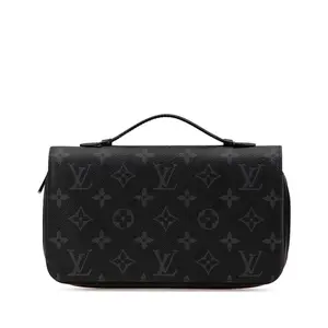 Pre-owned Louis Vuitton Canvas Small Leather Goods Zippy XL Monogram Long Wallet