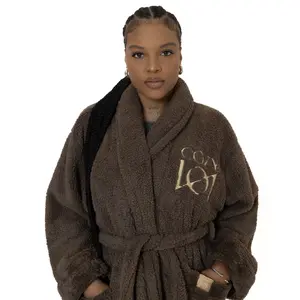 Cozy 101 Dark Brown Chunky Robe