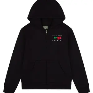 Ellis Tears zip up Hoodie Denim Tears