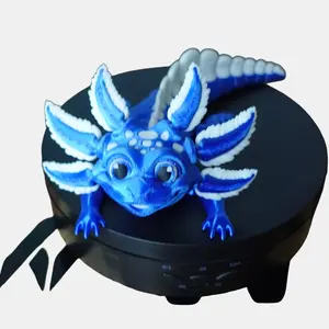 3d Printed Blue Pop Axolotl