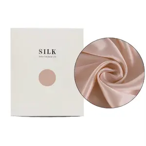 100% Pure Real Silk Pillowcase Two Sides Natural Mulberry Silk Pillow Case with Hidden Zipper Soft Breathable Good for Hair&Skin