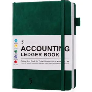 ccounting  Book: Business Expense Trcker Notebook - Personl Finnce Checkbook for Smll Business or Personl Use - Simple  Books for Bookkeeping - Drk Green,.8" x 8."