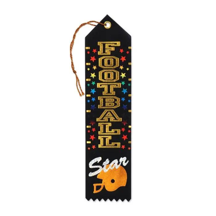 Football Star Award Ribbon
