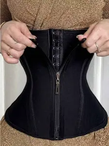 1 Count Women's Breathable Sports High Waist Shapewear Belt, Underwear, Shaper, Waist Support, Tummy Control Waist Trainer, Tight-Fitting Corset, Lumbar Back Support, Adjustable Hook & Eye Closure Zipper Waist Cincher, For Daily Wear And Body Shapin