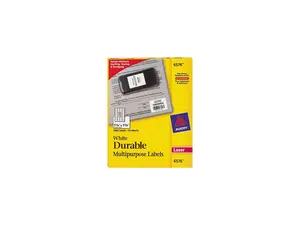 Avery 6576 Permanent ID Laser Labels, 1-1/4 x 1-3/4, White, 1600/Pack Avery 6576 Permanent ID Laser Labels, 1-1/4 x 1-3/4, White, 1600/Pack