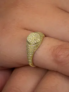 Oval Zircon Ring, Cubic Zirconia, Luxurious Sparkling Style, Perfect for Daily Wear or Gift, Ideal for Women Friends and Family