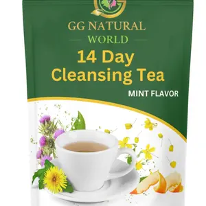 14 Day Cleansing Tea Natural Mint Beverage