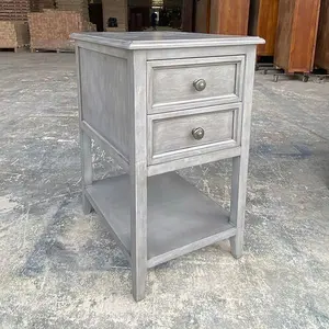 Egg Shell 25 X 15 inch Egg Shell Painted Side Table