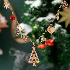 Christmas Holiday Charm Necklace