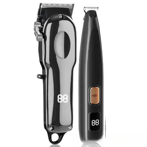 SK-L14+SK-C18 Professional Pet Grooming Set Large Dog Shaver Electric Clipper Kit with Scissors Combs Nail Clippers 16cm