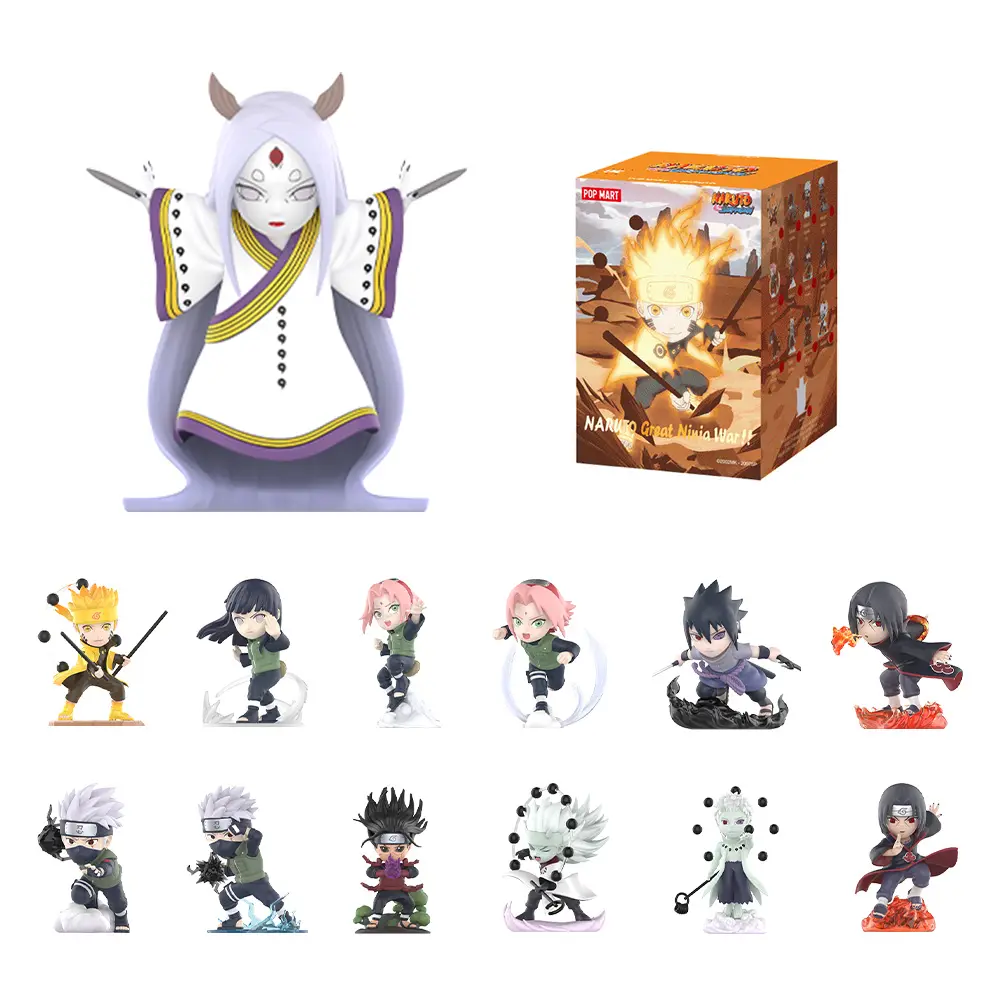 POP MART NARUTO Ninkai Taisen Series Figures, Blind Box, Mystery Box