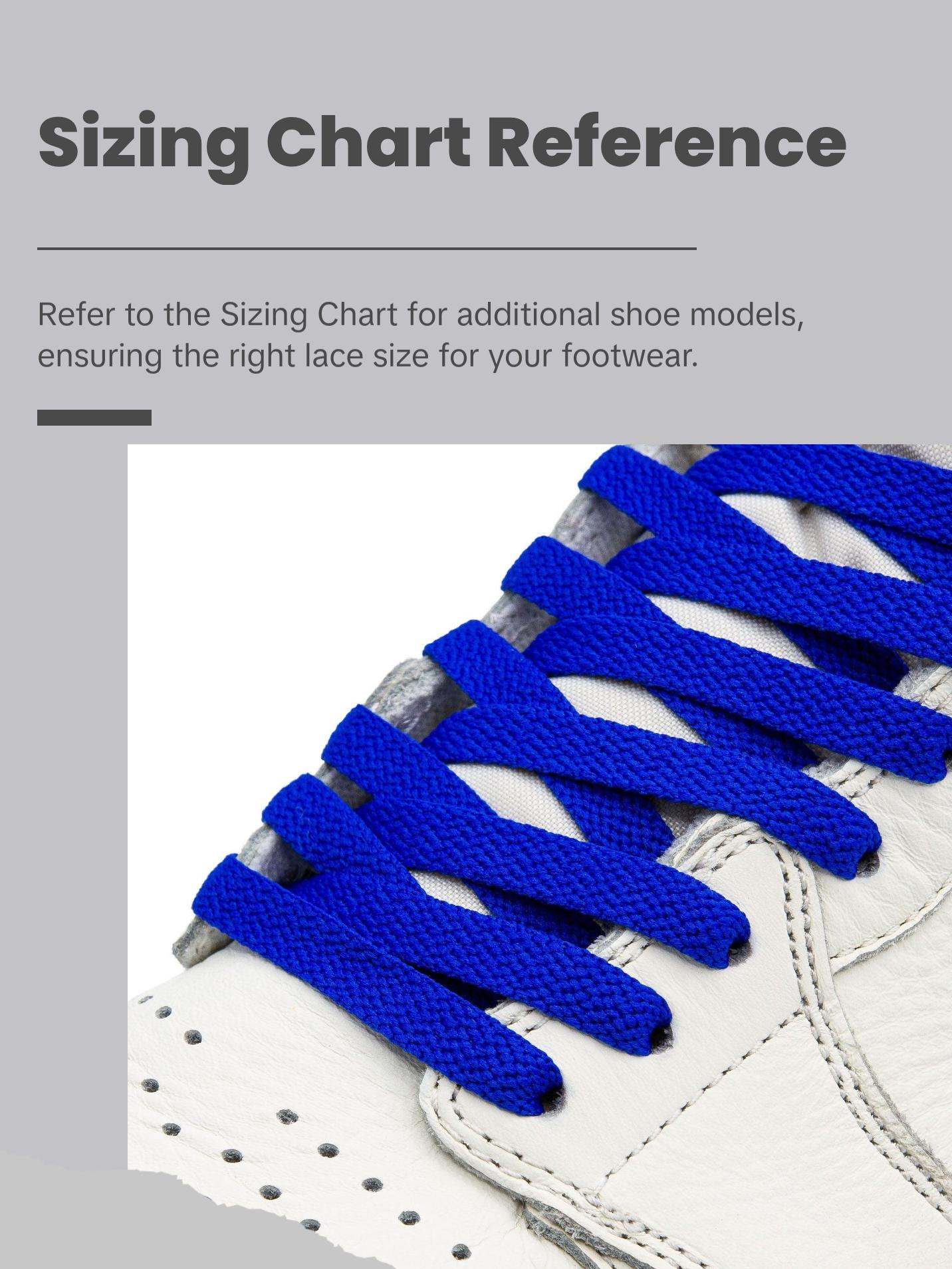 Royal Blue Jordan 1 Replacement Shoelaces