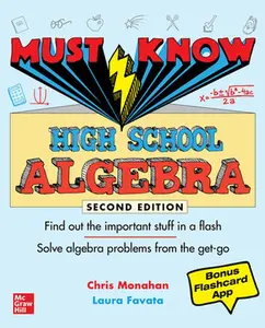 USED-Must Know High School Algebra, Second Edition by Monahan, Christopher (Paperback)