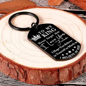 Anniversary Keychain Gift for Him – Valentine’s, Birthday, Wedding, Engagement Present for Boyfriend, Husband, Fiance, or Groom