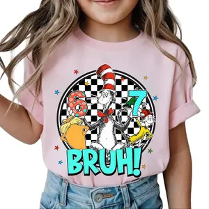 [Sale Up To 50%] Dr Suess 6 7 Shirt, Six Seven Cat In The Hat Shirt, Dr Seuss Bruh Shirt, Retro Read Across America Tee, Teacher Life Shirt, School Bruh Shirt