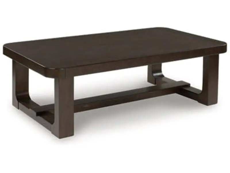 Breckington Dark Brown Rectangular Cocktail Table