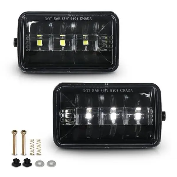 Upgrade LED Fog Lights Fit For 2015-2020 Ford F150 4 Inch LED Fog Light Assembly